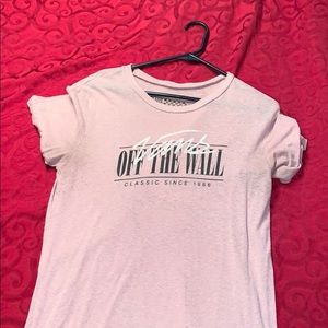Light pink Vans shirt
